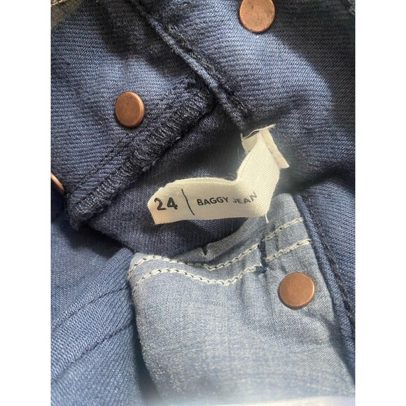 PACSUN Denim Shorts High Rise Blue White Tie Dye Women’s 24 Boho Beach Recycled - Picture 7 of 10